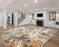 Keen Home Design Area Rugs - 8x10 Non-Shedding, Abstract Rugs for Kitchen, Living Room, Bedroom, Dining Room, Entryway - Size: 7'3" x 10'2", Multi