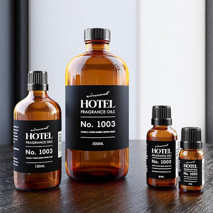 AirScent Hotel Diffuser Oil No. 1003 Inspired by The Asian Garden Las Vegas Hotel Scent - Premium Fragrance Oil for Ultrasonic and Waterless Diffusers and Crafting - 120 mL, 4 fl oz Glass Bottle