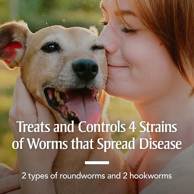PetArmor Sure Shot Liquid De-Wormer for Dogs and Puppies, Liquid De-Wormer Treats Roundworms & Hookworms in Dogs and Puppies 2 Weeks and Older, For Dogs Under 120 lbs, 2 ounces-Mewly Pet