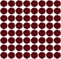 Auihiay 64PCS Burgundy Hydrangea Artificial Flowers, Silk Hydrangea Heads with Stems, Fake Flowers for DIY Wedding Centerpiece, Home, Party, Baby Shower, Garden Decoration (Burgundy)