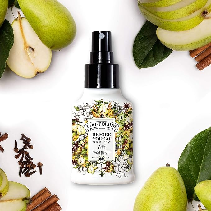 Poo-Pourri Before You Go Toilet Spray Wild Pear 2 Oz, 2 Pack