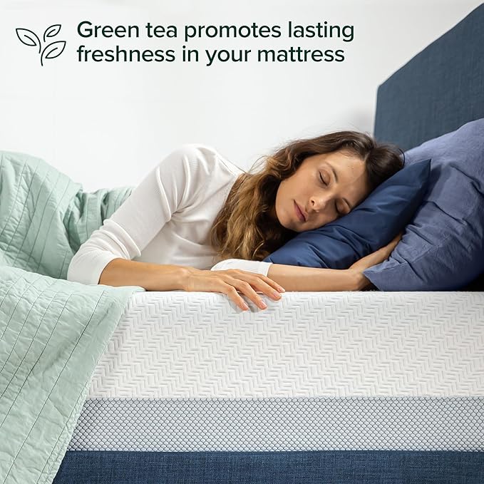ZINUS 12 Inch QUADCOOL Memory Foam Mattress, Twin, Cool to Touch Soft Knit Cover, Cooling Gel Infusion, CertiPUR US Certified