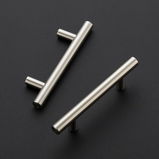 Ravinte 35 Pack 5'' Cabinet Pulls Brushed Nickel Stainless Steel Kitchen Drawer Pulls Cabinet Handles 3" Hole Center