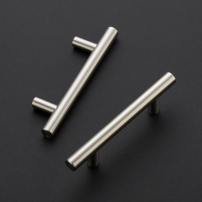 Ravinte 6 Pack 5 inch Kitchen Cabinet Handles Cabinet Pulls Brushed Nickel Stainless Steel Kitchen Drawer Pulls Cupboard Handles 3" Hole Center