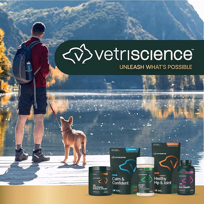 VetriScience Glycoflex 3 Clinically Proven Hip and Joint Supplement for Dogs - Maximum Strength Dog Supplement with Glucosamine, MSM, Green Lipped Mussel & DMG - 120 Chewable Tablets, Chicken Flavor-Mewly Pet
