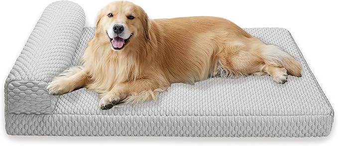 Tinaco Orthopedic Dog Couch Bed for Large Dogs, Cats - XX-Large, Removable Washable Cover-Mewly Pet