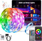 Led Lights for Bedroom 140ft Color Changing RGB Led Strip Lights, DIY Music Sync Led Light Strip with Remote and App Control, Dimmable Led Lights for Room Party Home Cool Things (2 * 70ft)