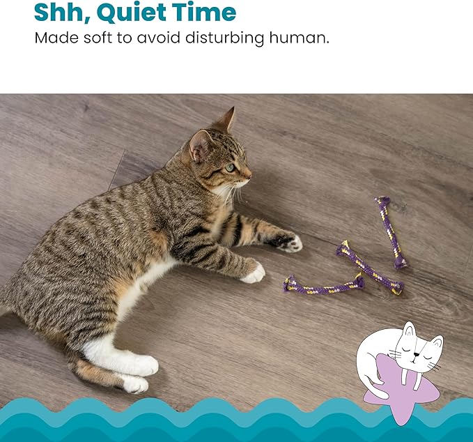 Catstages Nighttime Catnip Rolls Cat Toys - 3 Pack-Mewly Pet