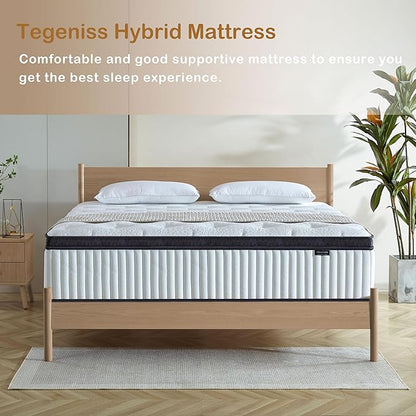 King Size Mattress, 14 Inch King Size Memory Foam Mattress in A Box for Comfort Sleep & Pain Relief, CertiPUR-US Certified, Medium Firm Mattresses