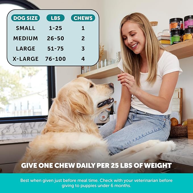 Natural Hemp Calming Chews for Dogs Maximum Strength - Hemp & Melatonin Dog Anxiety Relief - Calming Aid Supplement with Valerian Root - Stress, Separation & Thunder Support - (Duck 90 Ct)-Mewly Pet