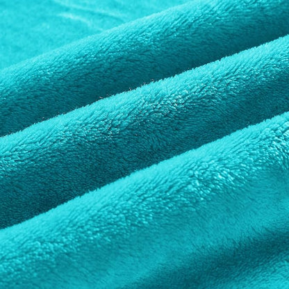 BEDELITE Fleece Blanket Teal Throw Blanket for Couch & Bed, Luxury Plush Cozy Fuzzy Blanket 50" x 60", Super Soft Warm Lightweight Throw Blanket for Travel Camping