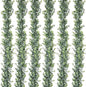 DearHouse 6 Pack Faux Eucalyptus Garland Plant, Artificial Vines Hanging Eucalyptus Leaves Greenery Garland for Wedding Backdrop Arch Wall Decor, 5.9 Feet/pcs UV Protected Indoor Outdoor