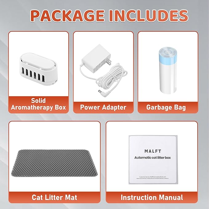 Automatic Cat Litter Box 90L –Self-Cleaning Cat Litter Box, Smart APP Monitoring, Safety Sensors, Low-Noise Cleaning, Large Capacity for Multiple Cats (Includes Mat & Waste Bags)-Mewly Pet