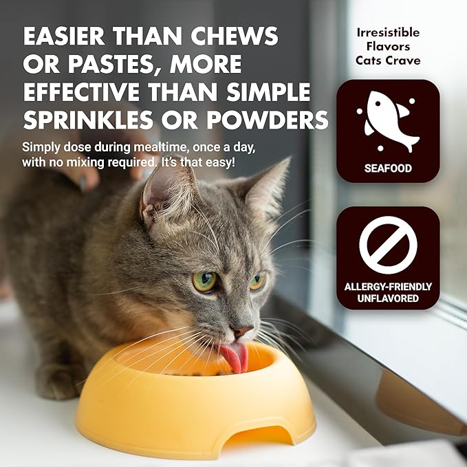 Immune Support for Cats – Daily Formula with Inulin, Beta-Glucan, Vitamin E, Omega-3s, Fermented Yeast & More! - Made for Picky Eaters-Mewly Pet