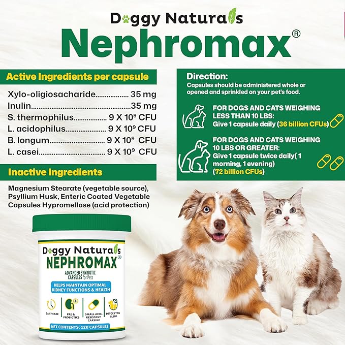 NEPHROMAX™ Kidney Support Supplement Cats 360-Mewly Pet