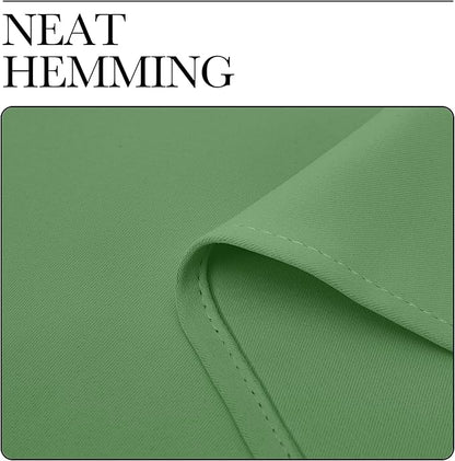 NICETOWN Froest Green Blackout Curtains 90 inches Length for Living Room, 2 Panels, 55" Wide, Thermal Insulated Long Drapes for Large Window