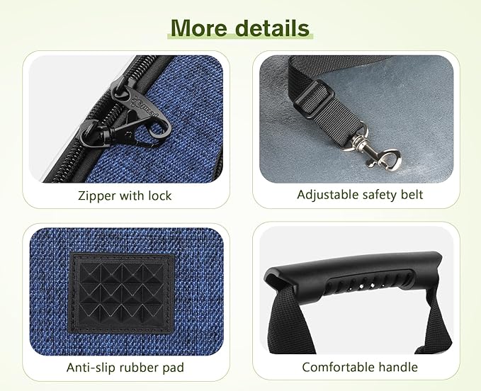 Pecute Pet Carrier Backpack, Cat Backpack Carrier, Expandable with Breathable Mesh for Small Dogs Cats Puppies, Dog Backpack Carrier for Hiking Travel Camping Outdoor, Hold Pets Up to 17 Lbs-Mewly Pet