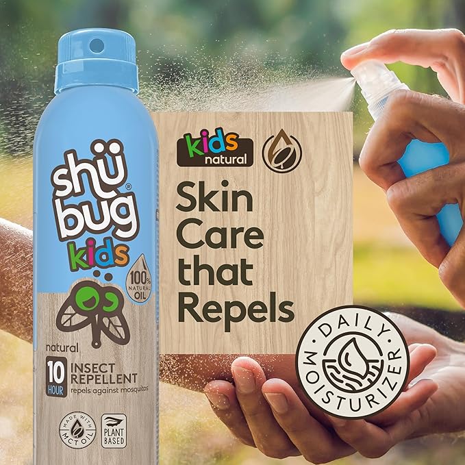 [2 Count] - Mosquito Repellent Spray - Plant Based Active Insect Protection, DEET-Free, Long-Lasting 10-12 Hour Protection - 6oz-Mewly Pet