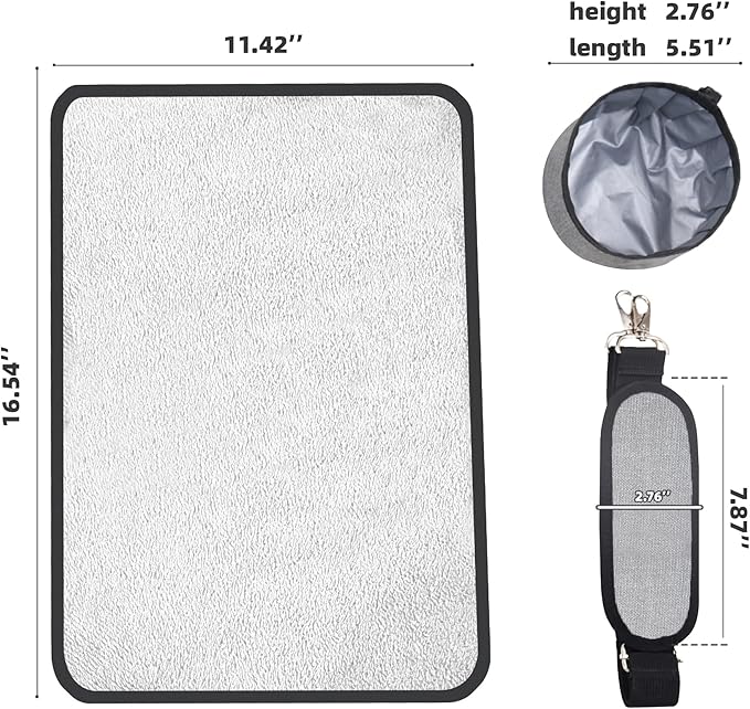 TWDEPART Cat Carrier Backpack - Multifunctional, Firm & Foldable with Roll-Up Shade, Breathable Design Includes Collapsible Bowl & Cushion (Grey)-Mewly Pet