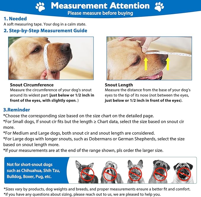 Mayerzon Dog Muzzle, Breathable Basket Muzzles for Small, Medium, Large and X-Large Aggressive Dogs Beagle German Shepherd Doberman, Cage Mouth Guard Stop Biting Chewing for Grooming Training-Mewly Pet