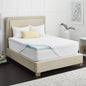 2" SealyChill™ Memory Foam Mattress Topper, Washable Allergen Resistant Cover, Queen (F02-00159-QN0) , White