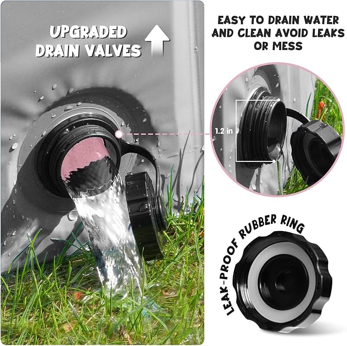 Furrybaby Dog Pool, Foldable Dog Pools for Large Dogs Portable Kiddie Pool Pet Doggie Wading Swimming (Pink 63'') Indoor and Outdoor-Mewly Pet