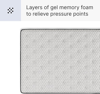 Signature Design by Ashley Limited Edition Pillow Top 13 " Pillow Top Hybrid Mattress with Gel Memory Foam and Edge Support for Cool Sleep and Pressure Relief, King, Fiberglass Free, Mattress In A Box