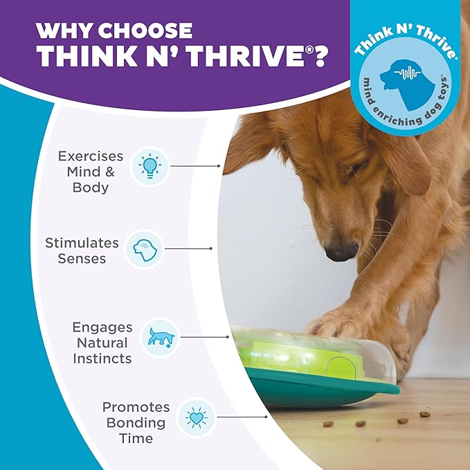 Outward Hound Nina Ottosson Wobble Bowl Dog Game -Interactive Slow Feeder Bowl Dog Game-Mewly Pet