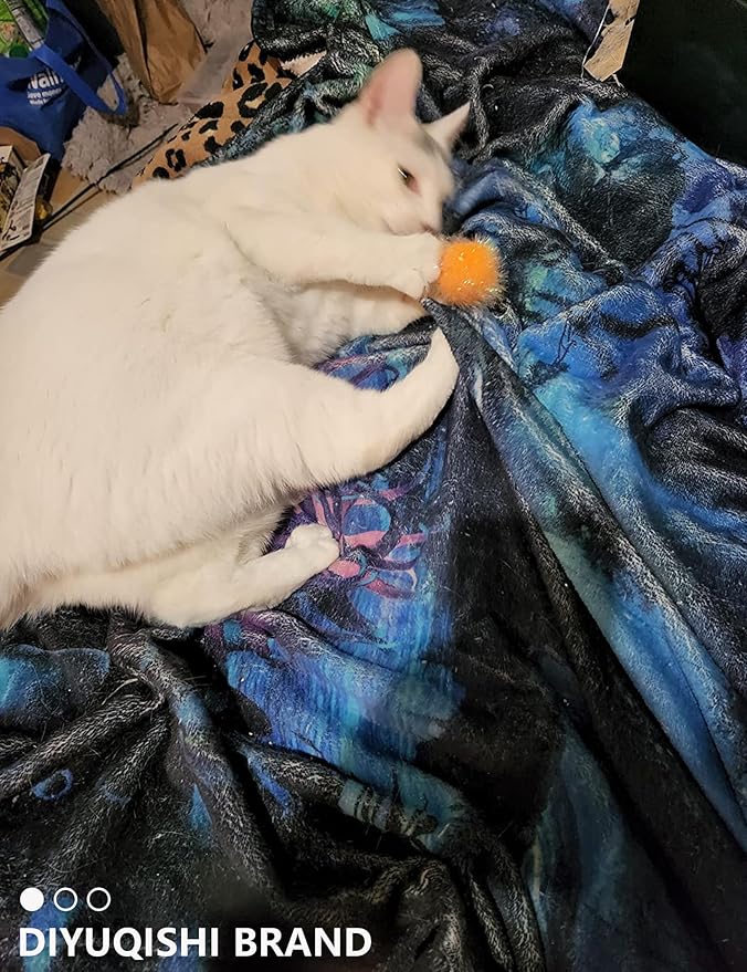 100-Pack Cat Toy Balls – Soft Fuzzy Toys for All Cats to Play and Exercise Indoors (1.5 inch, Cat Toys Pro Collection)-Mewly Pet