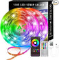 100FT Smart LED Strip Lights RGB Sync to Music with 40 Key Remote Controller LED Lights for Bedroom,Christmas Lights decration (Multi-Colored, 100FT)