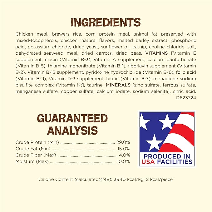 Purina Friskies Made in USA Facilities, Natural Cat Treats, Party Mix Natural Yums Catnip Flavor - 20 oz. Canister-Mewly Pet