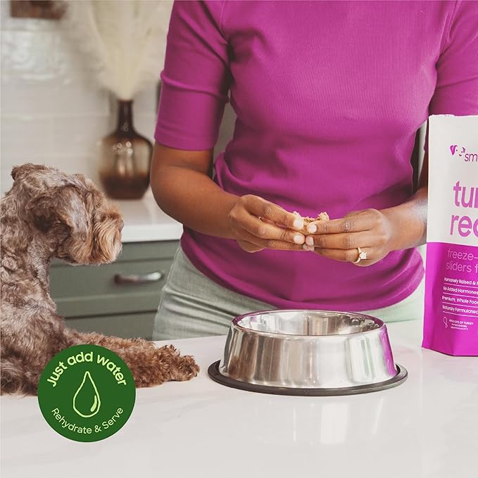 smallbatch Freeze Dried Dog Treats, Pork Liver Treats for Dogs & Cats, High Protein, Single Ingredient Dog Treat for Training or Food Topper, Natural, Humanely Sourced Meat, Made in The USA, 3 oz-Mewly Pet