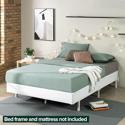 ZINUS 7 Inch King Metal Smart Box Spring with Quick Assembly, Mattress Foundation, Strong Metal Frame, Easy Assembly