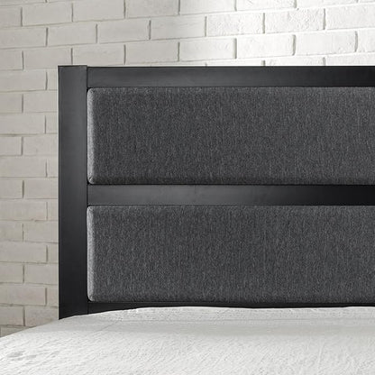 ZINUS Jessica Modern Studio Upholstered Metal Headboard, Full