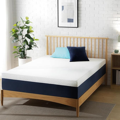 ZINUS 12 Inch Full Cooling Comfort Hybrid Mattress [New Version], Fiberglass Free, Medium Firm Feel, Motion Isolation, Certified Safe Foams & Fabric