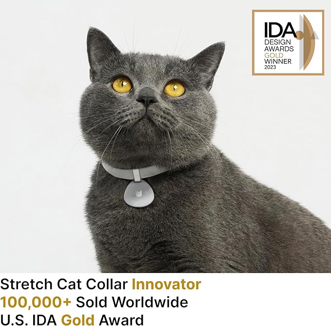 Safety Cat Collar and ID Tag Set, Elastic Quick Release Non Breakaway Collar, Personalized Aluminum Engraved Pet Name Tag, Lightweight for Kitten Small Large Cats (Alpine+Olive-S, Pocket)-Mewly Pet