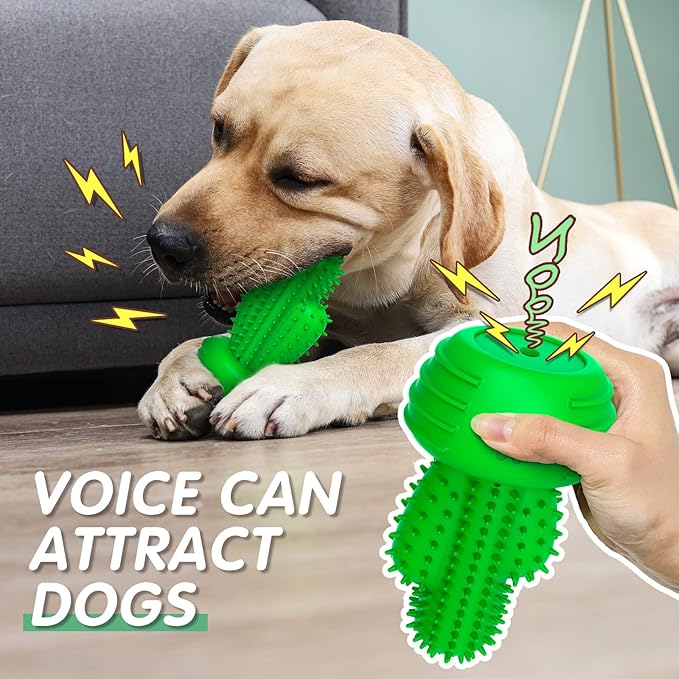 Dog Chew Toys Dog Toothbrush Stick Teeth Cleaning Brush Dental for Medium Large Dog, Puppy Christmas,Easter Birthday Gifts,Outdoor Squeaky Toys for Aggressive Chewers Tough Toys Interactive-Mewly Pet