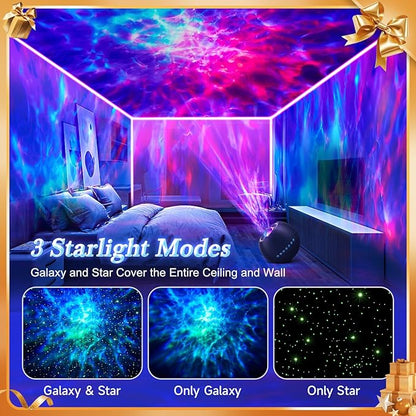 Gifts Projector for Bedroom, 15 Colors Stars for Ceiling, 15 White Noise Kids Night Light Projector,Bluetooth Projector Night Light for Kids, Remote+Dimmer+Timer Star Night Light Projector