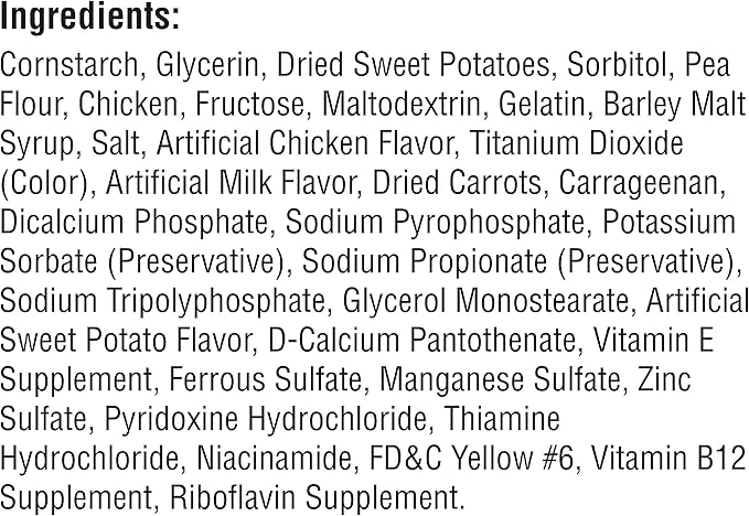 SmartBones Mini Chews with Real Sweet Potato 32 Count, Rawhide-Free Chews for Dogs-Mewly Pet