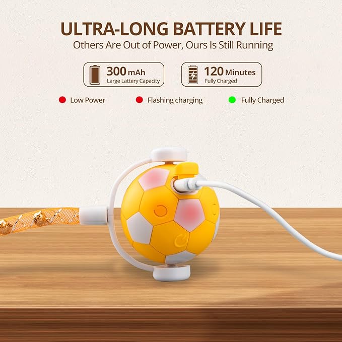 Cat Toy Ball,Interactive Cat Toy Ball with 3 Modes for Indoor Cat,The 2025 Generation Self Moving Cats Toy,Rolling Cats Toy with Feather & Bells for Bored Cats & Small dogs,Touch to Activate (Orange)-Mewly Pet