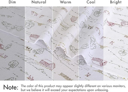 RUVANTI Flannel Sheets King Size - 100% Cotton Brushed King Bed Sheets Set - Deep Pockets 16 Inches - All Seasons Breathable & Extra Soft - Warm & Cozy, 4 Piece, Rustic Homestead