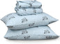 RUVANTI Flannel Sheets Queen Size - 100% Cotton Double Brushed Bed Sheets, Deep Pockets 16 Inches Queen Sheet Set, All Seasons Breathable & Extra Soft - Warm & Cozy, 4 Piece, Soul Dog