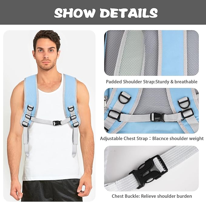 Cat Backpack Carrier,Pet Carrier Airline Approved for Small Dog Cat Puppy Kitten Bunny,Ventilated Mesh Design Animal Backpack for Hiking Camping Travel Bag (Blue)-Mewly Pet