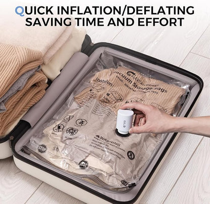 FLEXTAILGEAR Portable Air Pump for Inflatables,Classic Tiny Air Pump, 2.82 oz Ultra-Mini Pump with 1300mAh Rechargeable Battery to Inflate Deflate Pool Floats Air Mattress Vacuum Storage Bags