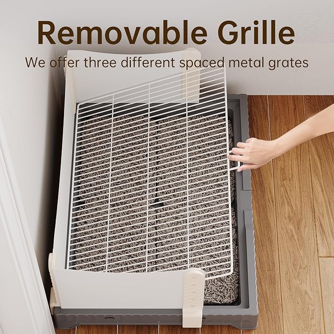 Oneluck Dog Litter Box with High Walls,30" x 22" Indoor Puppy Pee Pad Holder,Protection Wall Every Side for No Leak, Spill, Accident,Ideal for Medium Dog-Mewly Pet