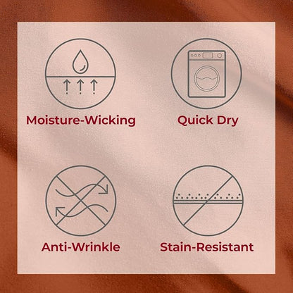 Mellanni Twin Sheets Set - 3 PC Iconic Collection Bedding - Hotel Luxury, Extra Soft, Cooling Bed Sheets - Wrinkle, Fade, Stain Resistant (Twin, Terracotta)