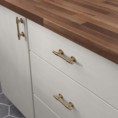 Franklin Brass Adjusta-Pull (5-Pack) Adjustable Drawer Pulls | Fits 1-3/8 to 4 Inch Hole Centers | Champagne Bronze Cabinet Handles| Francisco P44364-CZ-B