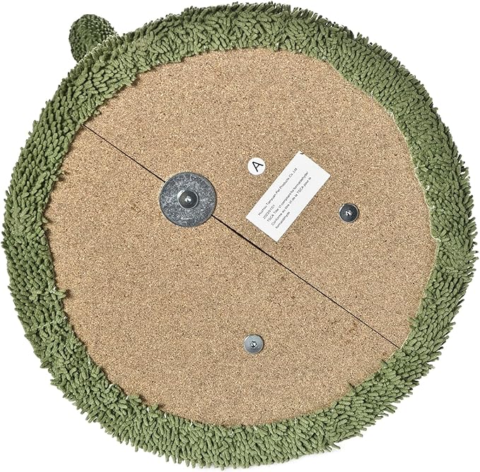 Amazon Basics Cat Scratcher - Indoor Cactus Triple Posts Cat & Kittens Scratching Post with Dangling Ball, Small (22.4"H) - Green-Mewly Pet