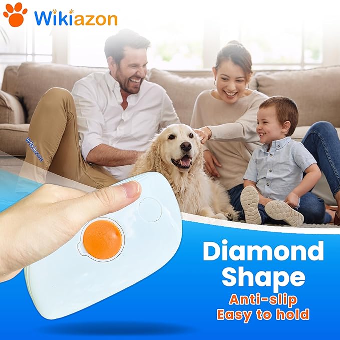 Pet Steam Brush For Cat & Dog - Pets Spray Hair Removal Comb - Cats Indoor Shedding & Grooming Mist Tool - Water Steamer Brushes for Long & Short Haired Dogs - Spritz Defur Comb (Orange)-Mewly Pet