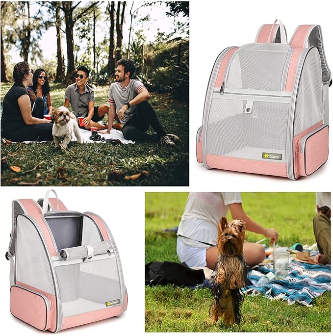 Texsens Innovative Traveler Bubble Backpack Pet Carriers for Cats and Dogs-Mewly Pet